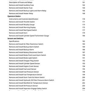 K&ouml;nnte beinhalten: Eine Seite aus einem Handbuch mit einem detaillierten Inhaltsverzeichnis. Die Abschnitte umfassen &bdquo;Sicherungen und Relais&ldquo;, &bdquo;Sensoren und Schalter&ldquo; und &bdquo;Lichtmaschine und Spannungsregler&ldquo;. Seitenzahlen sind angegeben.