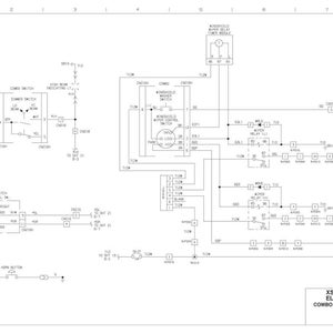 May include: An electrical schematic diagram for a combo turn signal and wiper switch, labelled XS1426, dated February 2004. The diagram shows various switches, relays, and wiring connections, with text labels and component identifiers. The sheet is labelled as sheet 26 of 26.