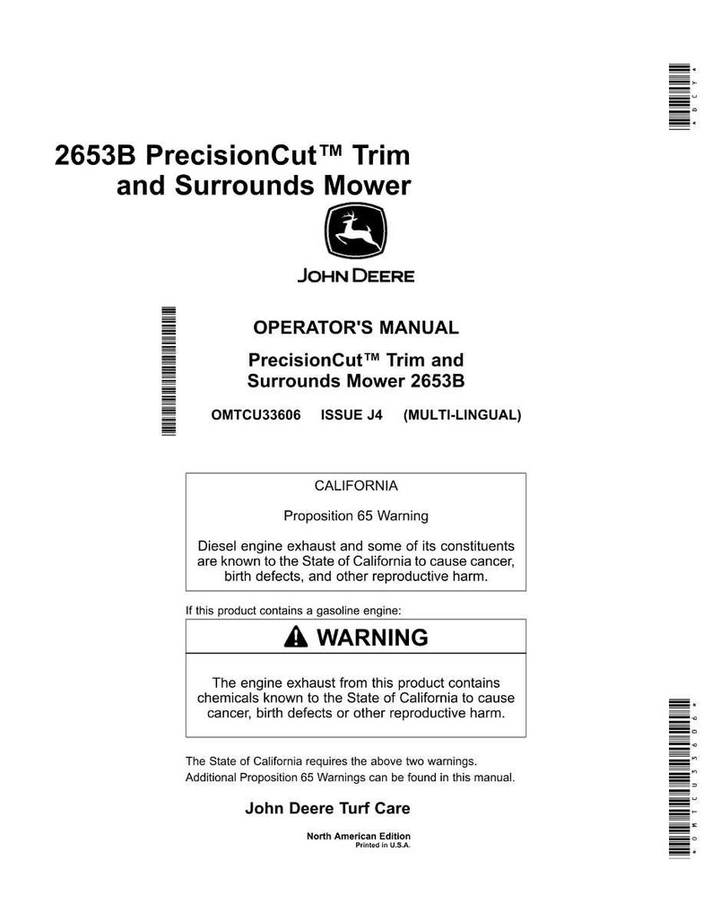 John Deere 2653B gräsklippare bruksanvisning PDF | Användarhandbok | Direkt nedladdning bild 2