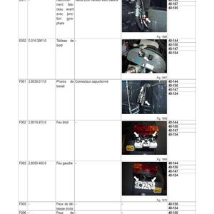 May include: Diagram of electrical schematics with component labels and wiring diagrams. Includes images of vehicle components with arrows pointing to specific parts. Text in French.