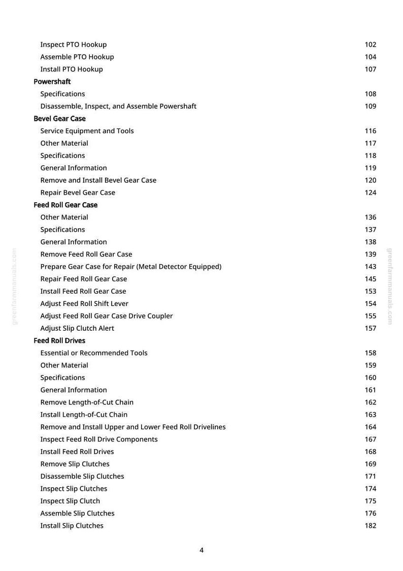 Teknisk manual för John Deere 3955, 3975 fälthackar i PDF-format | Nedladdning direkt bild 6