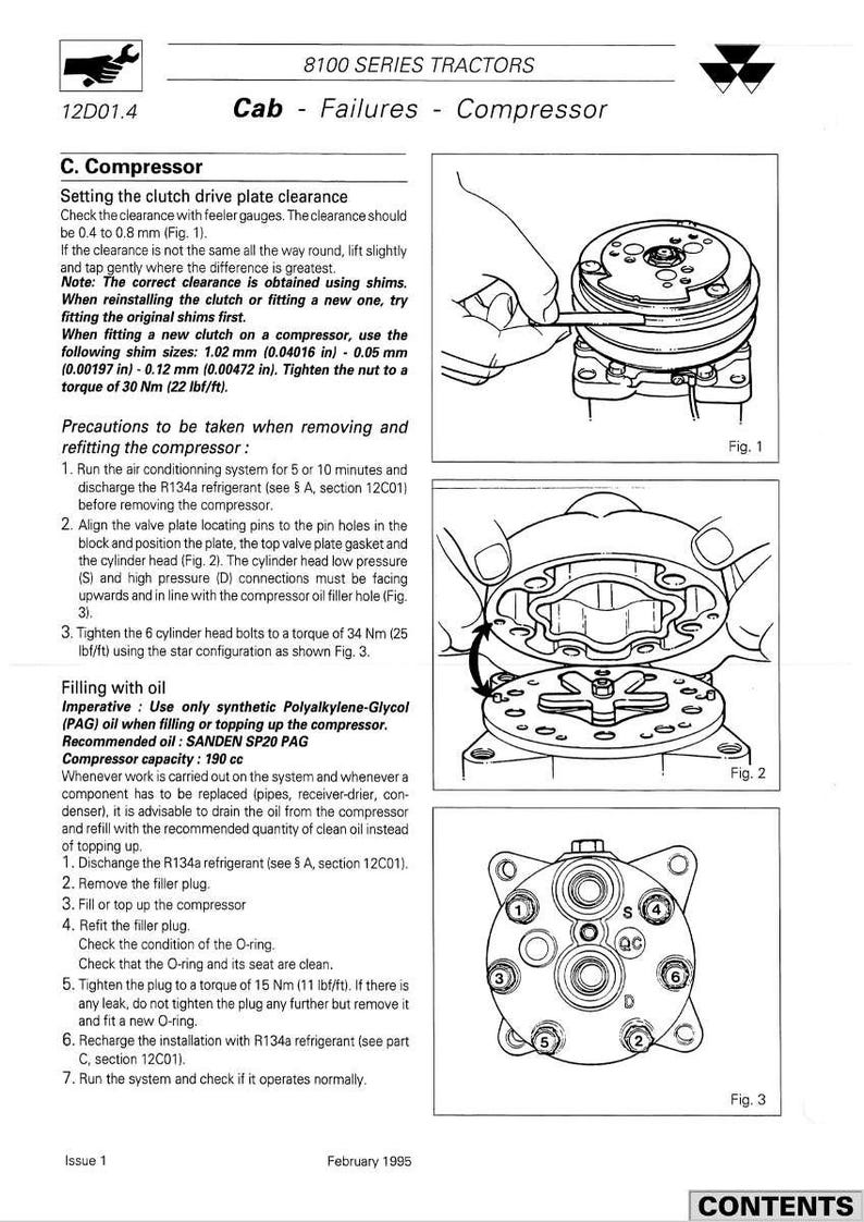 Massey ferguson 8100 Series Tractor Service Manual PDF | Workshop Repair | Instant Download image 11