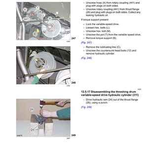 Claas Lexion 570 580 600 Combine Repair Manual PDF | Service Workshop | Instant Download image 10