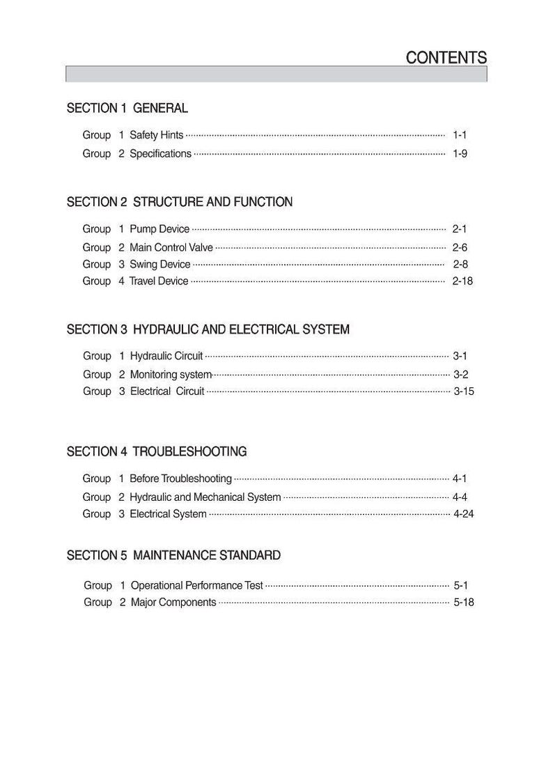 HYUNDAI HX80G Crawler Excavator Service Manual | PDF | Instant Download image 1
