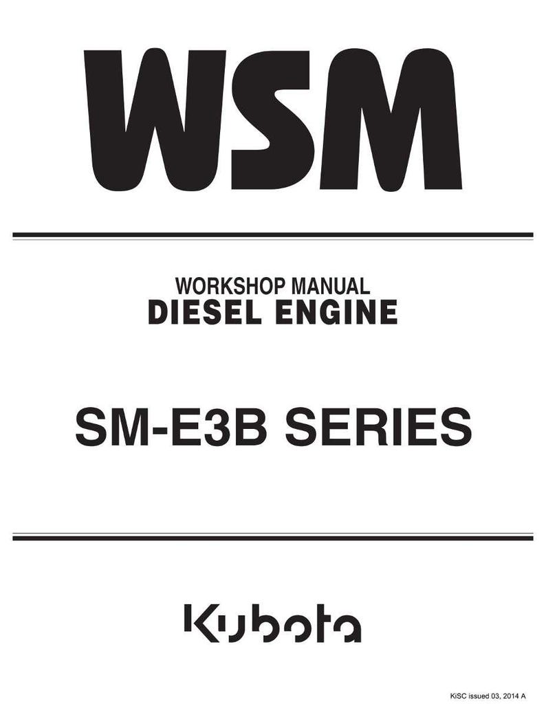 Kubota Sm e3b dieselmotor Verkstadshandbok PDF | Service och reparation | Direkt nedladdning bild 2