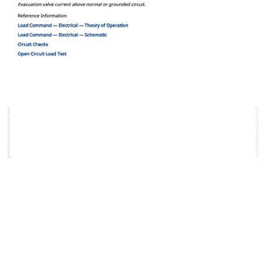 Puede incluir: Documento blanco con texto negro que detalla informaci&oacute;n del producto. El t&iacute;tulo dice "LCC 522129.06 - Corriente de la bobina de la v&aacute;lvula de drenaje del tanque del producto por encima del circuito normal o conectado a tierra".
