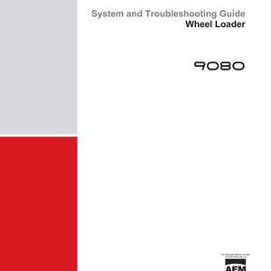 May include: A white document with the Weidemann logo and the text "System and Troubleshooting Guide Wheel Loader". The document includes the model number R90-12 and version 1.1.