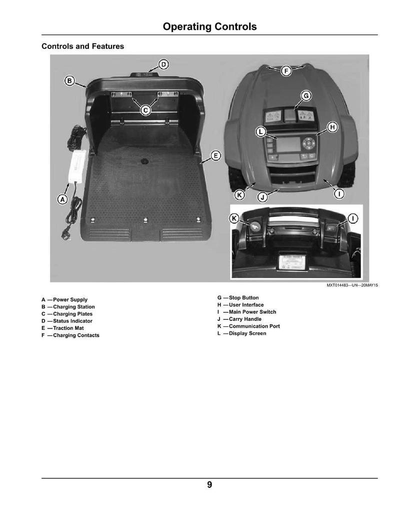 John Deere Mowit 500F Serie II Robotgräsklippare Bruksanvisning PDF | Ägarhandbok | Direkt nedladdning bild 8