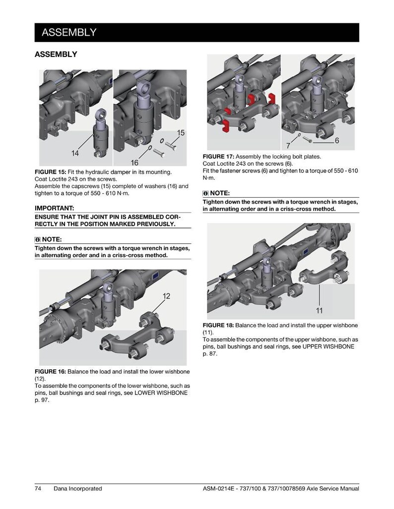 Dana 737 100 Steering axle Workshop Manual PDF | Service Repair | Instant Download image 7