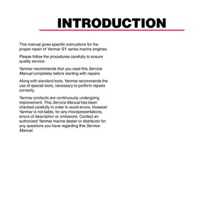 Yanmar 6Sy stp2 6sy655 8sy Marine engine Service Manual PDF | Workshop Repair | Instant Download image 5