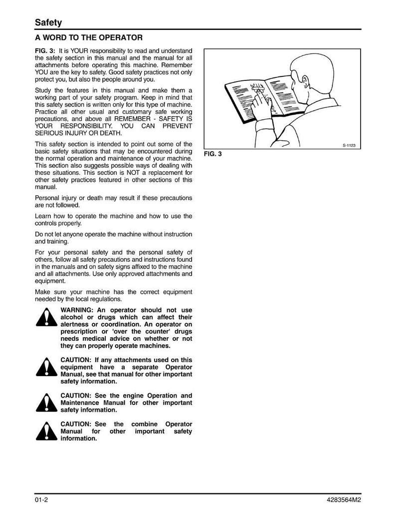Massey ferguson 9545 9565 Rotary combine Service Manual PDF | Workshop Repair | Instant Download image 9