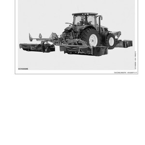 May include: Black and white image of a 388 Mower-Conditioner, a tractor with attached mowing equipment. The tractor has large tires and a cab. The image includes the text "Identification Views" and "CC1035266".