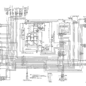 Op de afbeelding: Een gedetailleerd zwart-wit bedradingsschema met de tekst "FB101/10M-2 (INV) WIRING DIAGRAM" bovenaan. Het schema toont talrijke lijnen, symbolen en labels, die elektrische circuits en componenten illustreren.