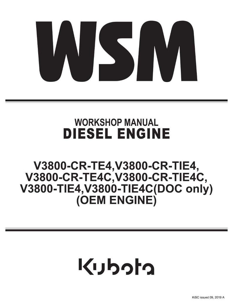 Kubota V3800 cr Dieselmotor Werkstatt-Handbuch PDF | Service Reparatur | Sofort Download Bild 2