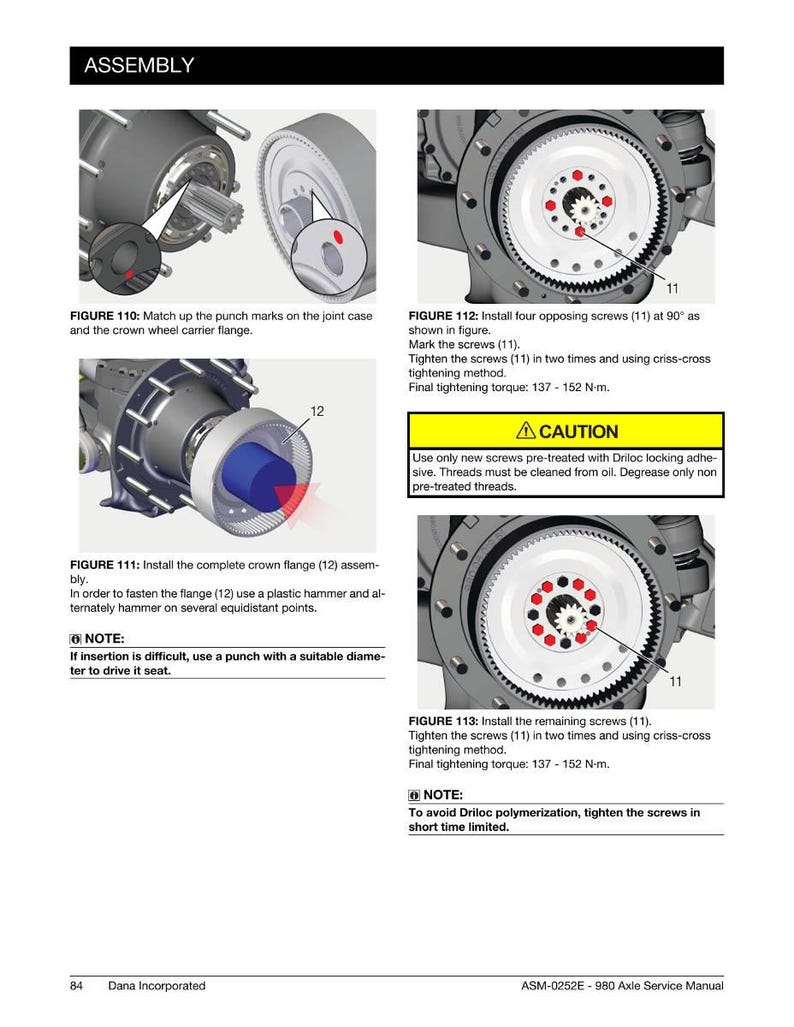 Dana 980 Steering axle Workshop Manual PDF | Service Repair | Instant Download image 5