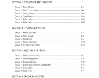 HYUNDAI R80CR-9A Crawler Excavator Service Manual | PDF | Instant Download