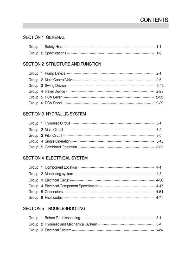 HYUNDAI R80CR-9A Crawler Excavator Service Manual | PDF | Instant Download image 1