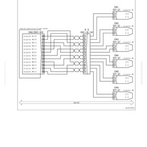 May include: A black and white circuit diagram related to injector #10 (R/B #4). The diagram includes labels for engine controller, injectors, and various connectors. The text "ENGINE" is also visible.