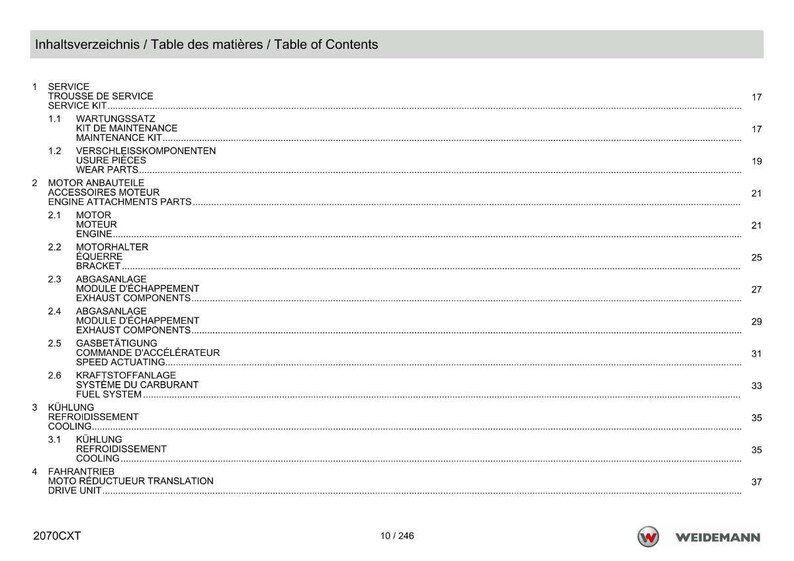 Weidemann 2070Cx80 teleskophjullastare reservdelsmanual PDF | Illustrerad katalog | Direkt nedladdning bild 11