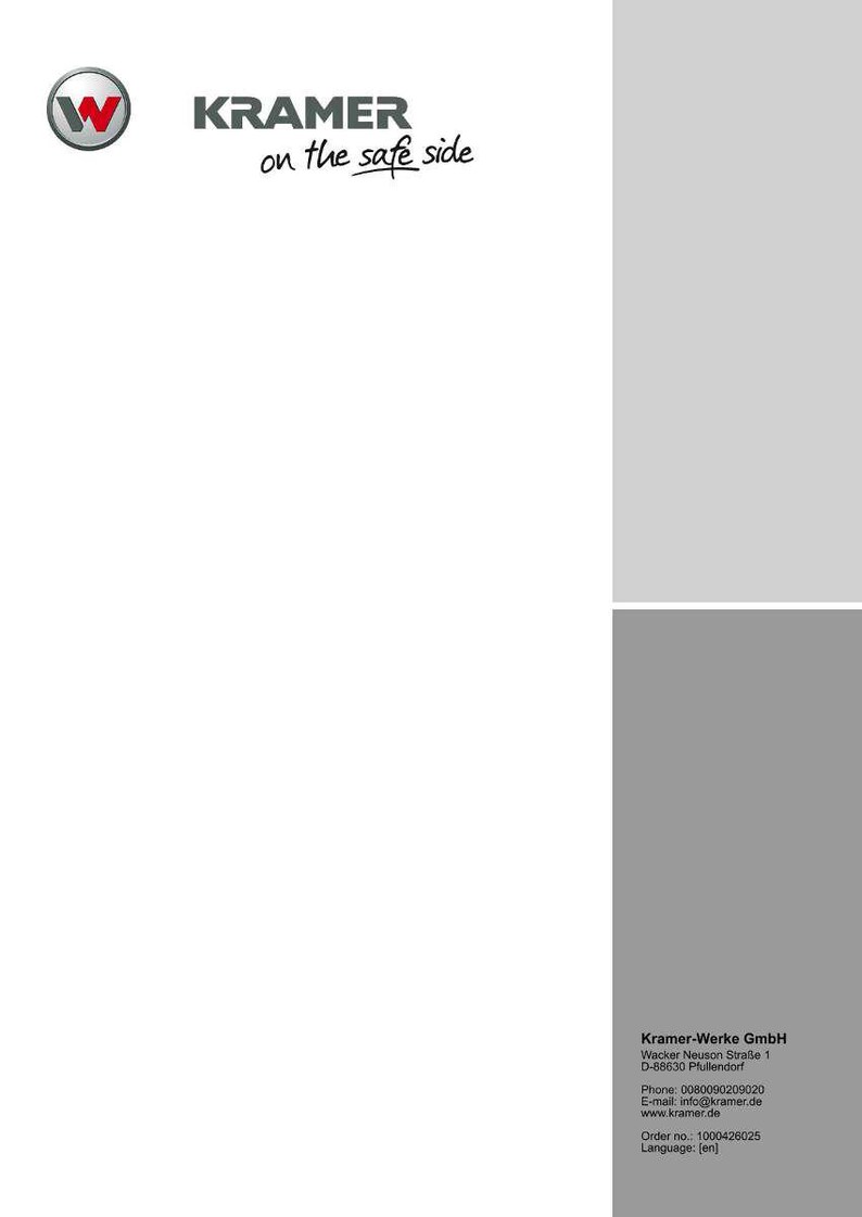 May include: The image features the Kramer logo with the text "KRAMER on the safe side" in black. The logo includes a red and white "W" inside a silver circle. The background is a mix of white and gray.