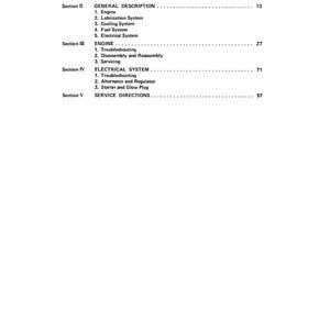 Kubota dieselmotor D1102-B, D1302-B, D1402-B, V1502-B, V1702-B, V1902-B Verkstadsmanual | Direkt PDF-nedladdning bild 2