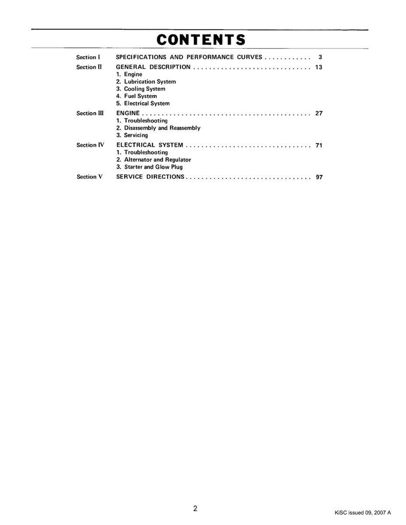 Kubota dieselmotor D1102-B, D1302-B, D1402-B, V1502-B, V1702-B, V1902-B Verkstadsmanual | Direkt PDF-nedladdning bild 2