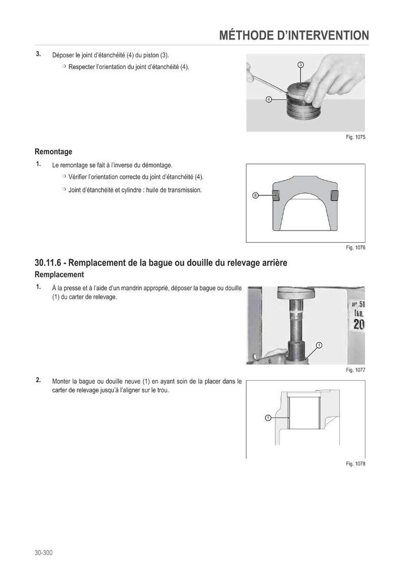 Op de afbeelding: Technische tekening met instructies voor mechanische montage. De afbeelding bevat illustraties van onderdelen, diagrammen en tekst in het Frans. De diagrammen tonen stappen voor het installeren en uitlijnen van componenten, met labels en pijlen.