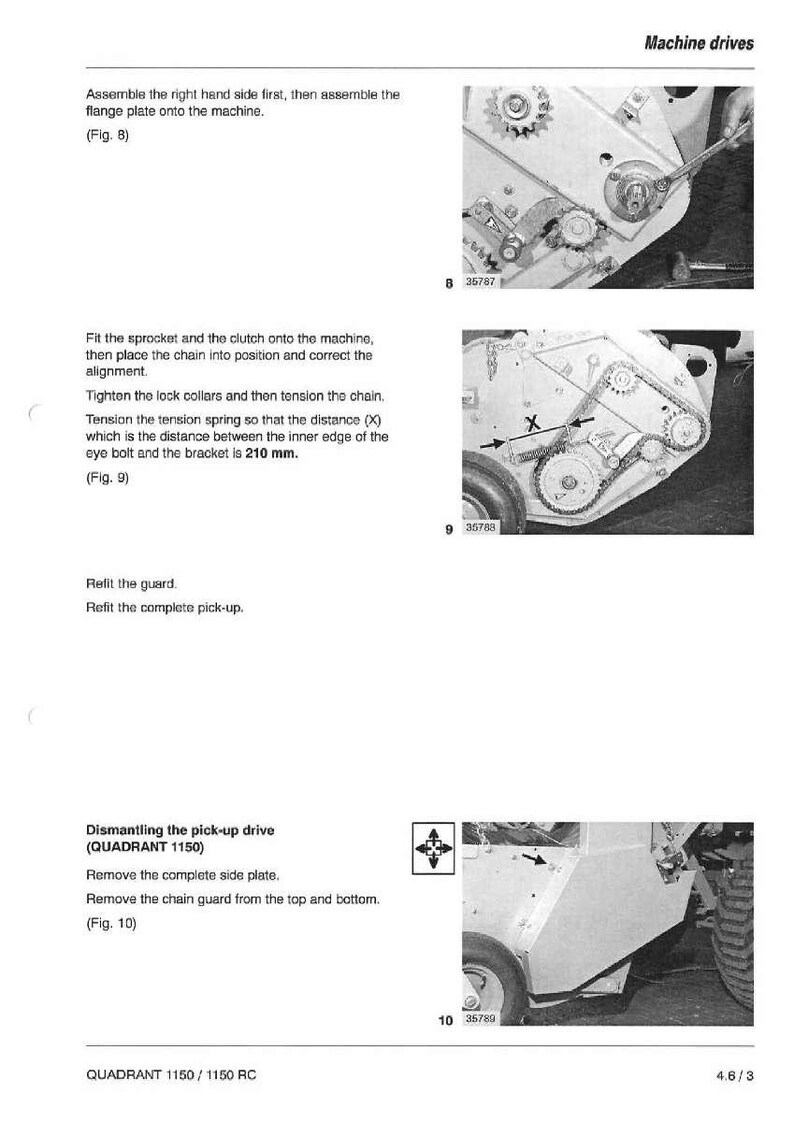 Claas Quadrant 1150 1150rc Baler Repair Manual PDF | Service Workshop | Instant Download image 6