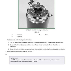 John Deere Z625, Z645, Z655, And Z665 Eztrak Mower Technical Manual Pdf | Instant Download image 5