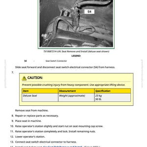 John Deere 326D, 328D, 329D, 332D, 333D Kompaktlastare Reparationsmanual Pdf | Serviceverkstad | Direktnedladdning bild 7
