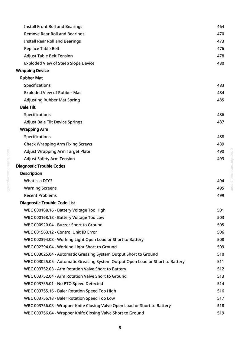 John Deere 744 Inplastningspress Teknisk manual Service PDF Verkstad Ladda ner bild 11