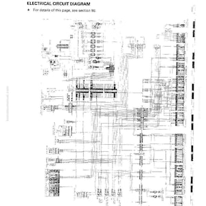Puede incluir: Un diagrama de circuito el&eacute;ctrico detallado con l&iacute;neas y s&iacute;mbolos complejos. El diagrama incluye el texto "ELECTRICAL CIRCUIT DIAGRAM" y "ENGINE CONTROL SYSTEM". El n&uacute;mero de p&aacute;gina es 10-113.
