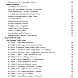Puede incluir: Una p&aacute;gina de manual con una lista de c&oacute;digos de diagn&oacute;stico de problemas, incluyendo fallos de freno de estacionamiento y sensor de velocidad de rueda. El texto es negro sobre fondo blanco. La direcci&oacute;n del sitio web es visible.