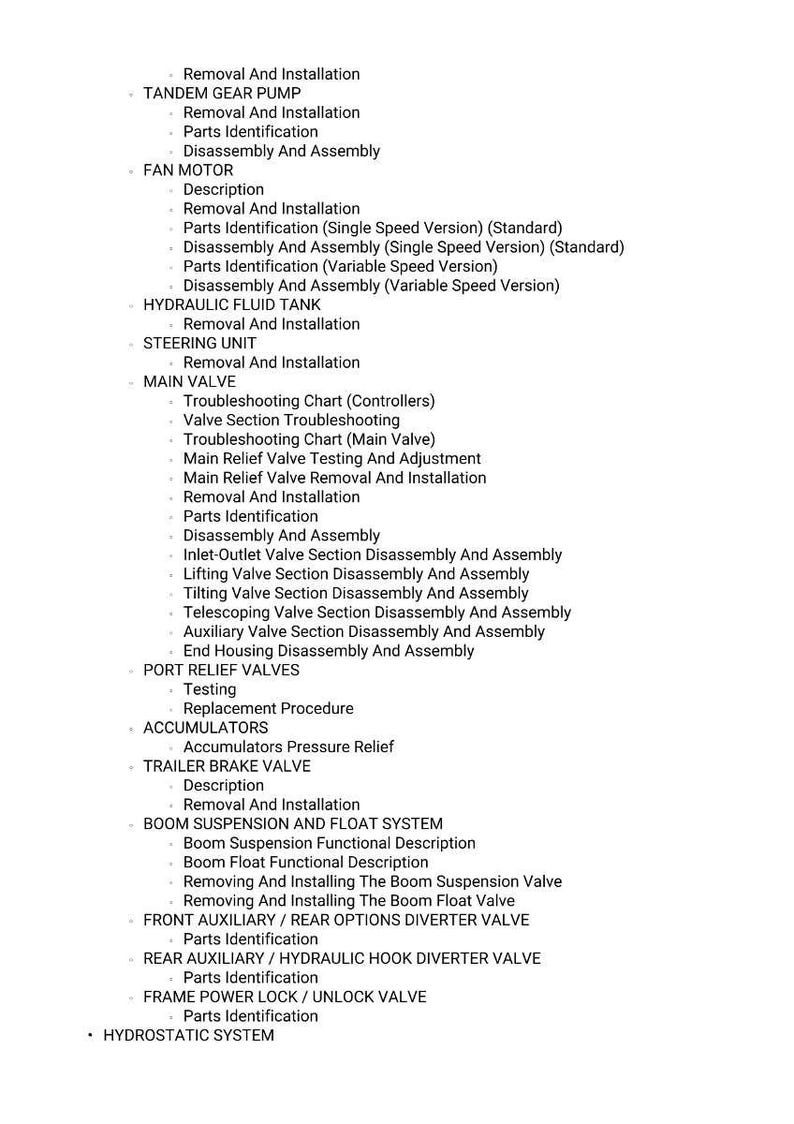 Manual de servicio en PDF / Reparación en taller / Descarga instantánea para la nueva cabina Massey Ferguson TH 7035B 7035XB, nivel 3A, manipulador telescópico. imagen 5