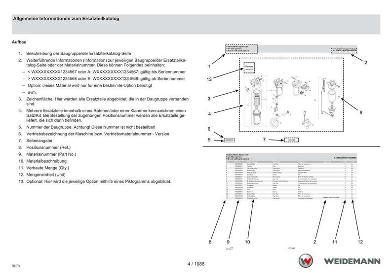 May include: A technical diagram from a parts catalog, featuring exploded views of mechanical components and a detailed parts list. The diagram includes labels and numbers for easy identification of parts.