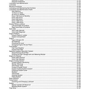 Massey Ferguson 9520 9530 rotortröska Servicemanual PDF | Verkstadsreparation | Direktnedladdning bild 5