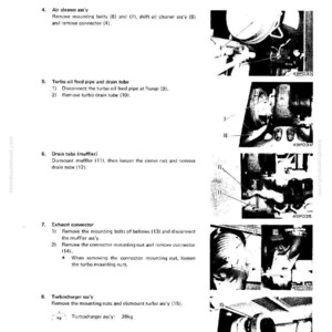 Komatsu EG-serie II motor servicehandbok reparation verkstad PDF bild 9
