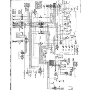 May include: A detailed black and white schematic diagram, likely for an electrical system. The diagram features numerous lines, symbols, and text labels, creating a complex and technical visual representation. The image is on a white background.