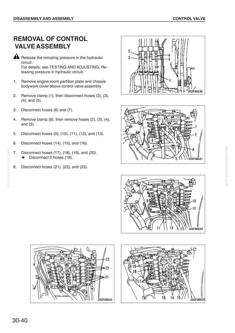 Op de afbeelding: Diagram met de demontagestappen van de regeleenheid. Bevat genummerde instructies en gedetailleerde illustraties van het demontageproces, met verwijzingen naar slangen en klemmen. Tekst bevat "DEMONTAGE EN MONTAGE" en "REGELKLEP".