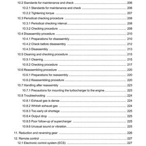 Manuale di servizio per motore marino Yanmar 6Ly3 etp stp utp in formato PDF / Riparazione in officina / Download immediato immagine 10