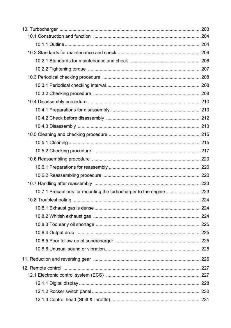 Manuale di servizio per motore marino Yanmar 6Ly3 etp stp utp in formato PDF / Riparazione in officina / Download immediato immagine 10