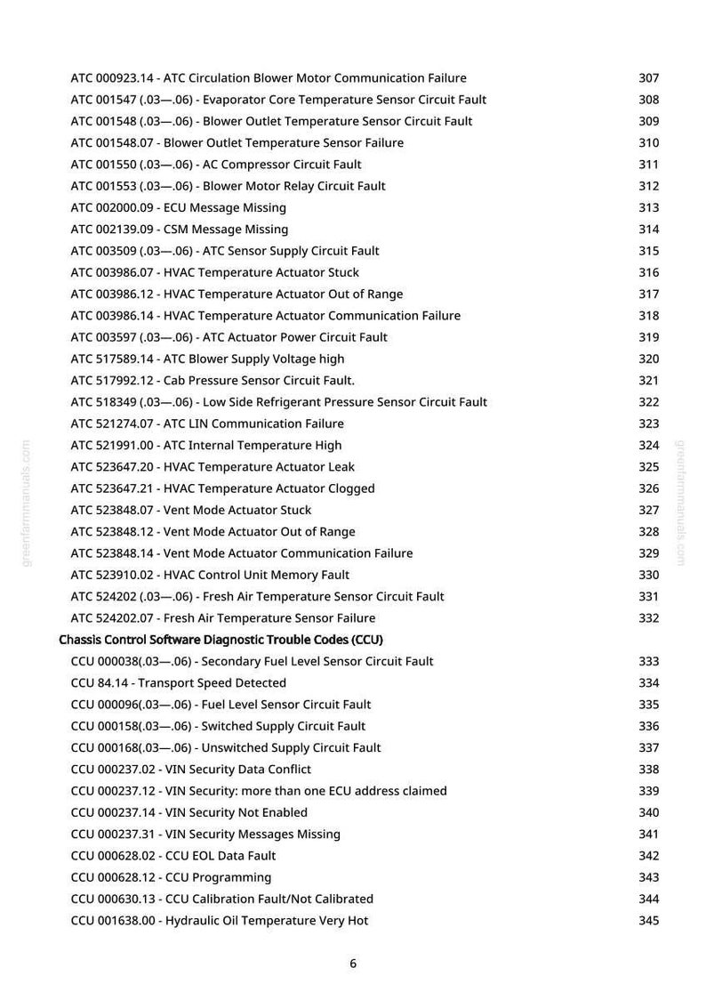 May include: A manual page detailing automotive diagnostic trouble codes, such as blower motor failures and temperature sensor faults. The text is in black on a white background, with a list of codes.