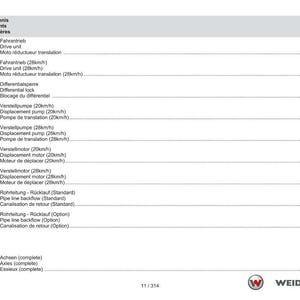 Weidemann 4512Cc40 canada Wheel loader Parts Manual PDF | Illustrated Catalog | Instant Download image 11