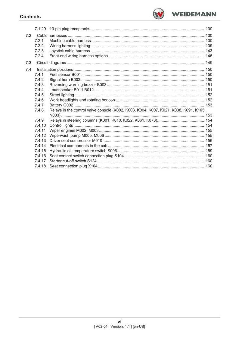 Manual de solución de problemas de la Weidemann 1260 Lp Hoftrac en PDF / Guía de diagnóstico / Descarga instantánea imagen 6