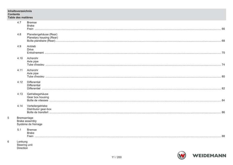Weidemann 4070Cx80lp Wheel loader Parts Manual PDF | Illustrated Catalog | Instant Download image 11