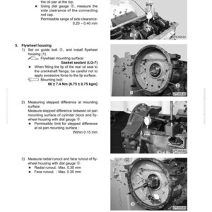 Komatsu 95-3-serien dieselmotor servicehandbok reparation verkstad PDF-nedladdning bild 10