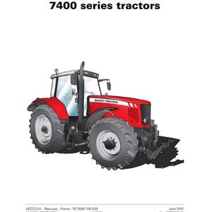 Massey Ferguson Serie 7400 7465 7499 ab 2009 Traktor Service Handbuch PDF | Werkstattreparatur | Sofort Download Bild 2