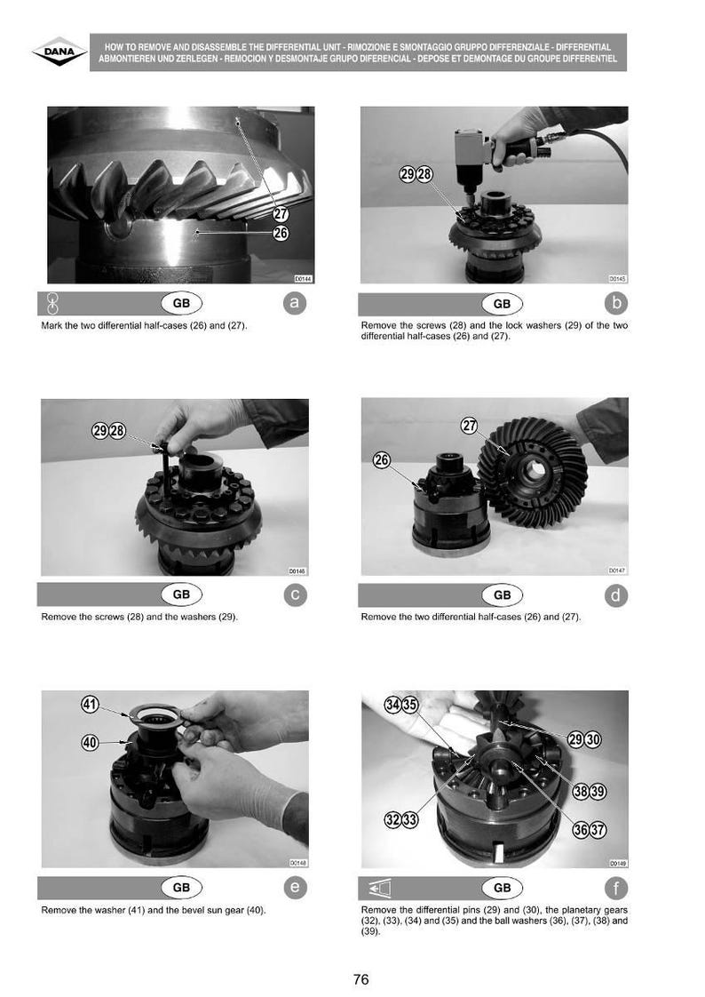 Dana 770 110 Steering axle Workshop Manual PDF | Service Repair | Instant Download image 8