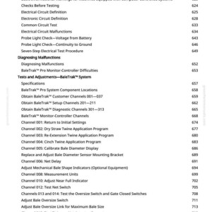 Teknisk manual för John Deere 440E och 450E balpress i PDF-format | Nedladdning direkt bild 7