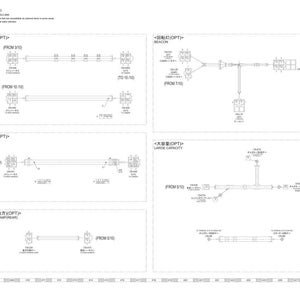 May include: A detailed wiring harness diagram (10/10) with multiple sections labeled for camera, beacon, and large capacity components. The diagram uses lines and symbols to illustrate electrical connections.
